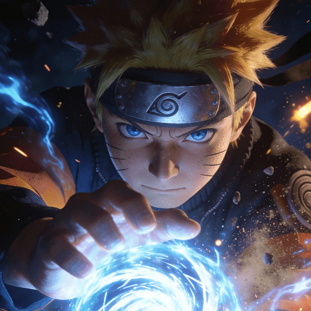 Anime character close-up portrait